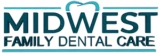Midwest Family Dental Care logo featuring a stylized tooth and the text "Midwest Family Dental Care," representing the dental practice in Kokomo, IN, focused on patient resources and care.