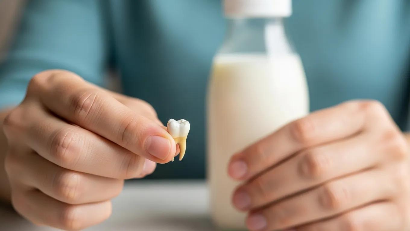 Handling a knocked-out tooth for successful reimplantation